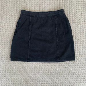 Noisy May Black Denim Mini Skirt